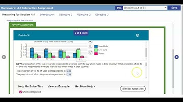 Math 14 Preparing for Section 4.4 Side-by-Side Bar Graphs