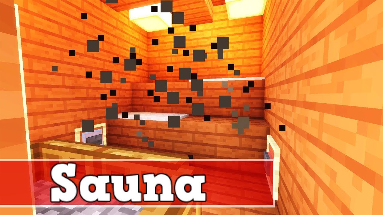 Wie baut man eine funktionierende Sauna in Minecraft Minecraft Sauna bauen ...