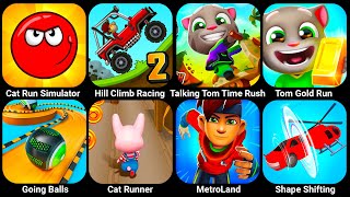Hill Climb Racing, Tom Gold Run, Talking Tom Hero Dash, Red Ball 4, Cat Runner, Going Balls... screenshot 5