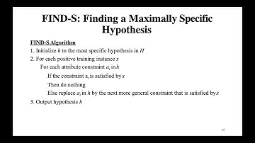 Program-1(Part-2) Find -S Algorithm VTU-Machine Learning Laboratory