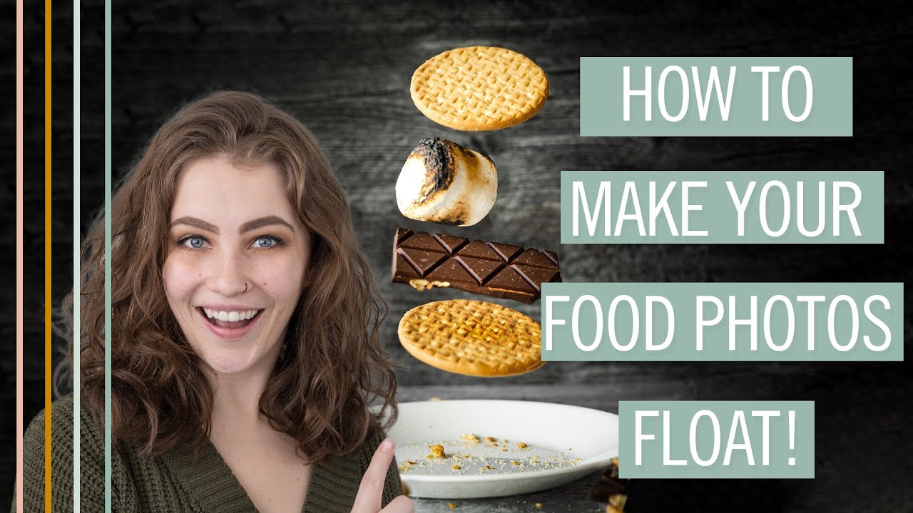 How to easily create FLOATING FOOD PHOTOGRAPHY YouTube