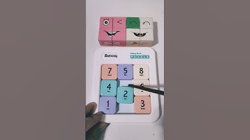 cubes puzzle numbers 🔢 #satisfying #numberblocks #puzz#puzzlegame #ytshorts