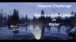 Fallout 76 - Updated: Revive Another Player in Water - Tadpole Challenge (Need a friend) - 2021
