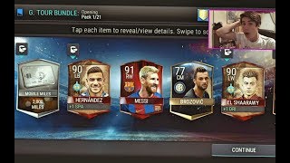 FIFA Mobile Global Tour Pack Opening!! *BEST* BUNDLE EVER!!!?!! 90+ GALORE!! | FIFA Mobile | BGS