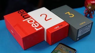 Realme 3 vs Realme 2 vs Realme 1 Comparison - How do they differ? Specs, Display, Battery
