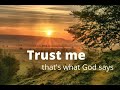 Sunday morning 51224 trust when god says it