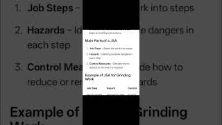 JOB SAFETY ANALYSIS PREPARE DOCUMENT IDENTIFY HAZARDS AND CONTROL