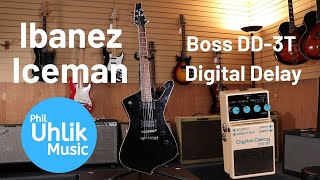 Ibanez Iceman And Boss Dd-3T - Phil Uhlik Music Demo