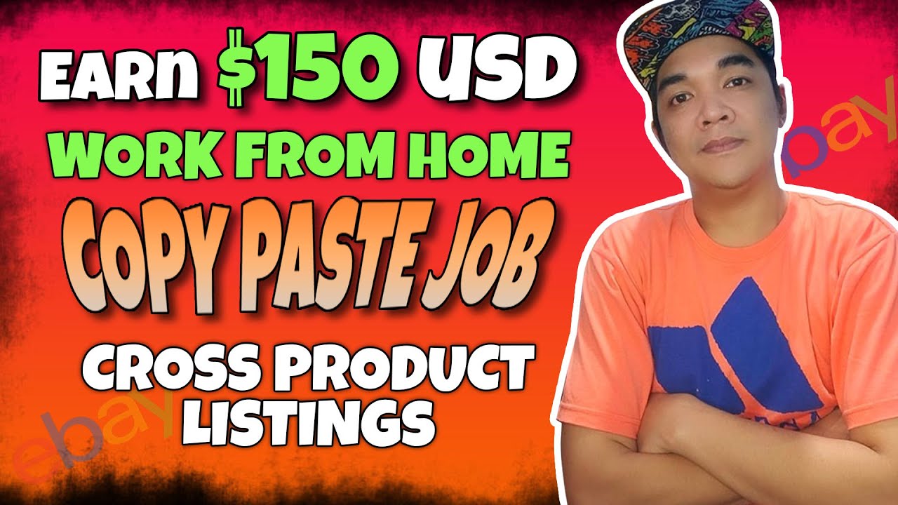 Earn 6 To 12 Hourly Ebay To Ebay Crossposting Online Jobs At Home For