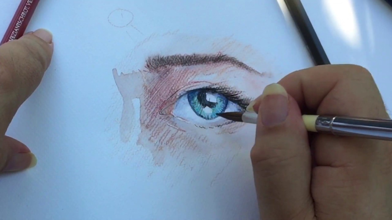 Crayon aquarelle #4 Faites-moi de l'oeil ! - YouTube