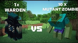 WARDEN VS MUTANT ZOMBIE BATTLE | Who will win? | (BATTLE 1)  screenshot 5