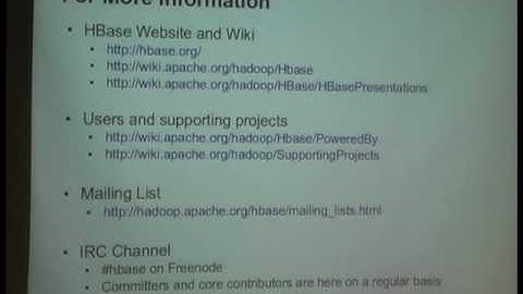 Apache HBase: Bigtable Goes Realtime (Andrew Purtell) 4/4