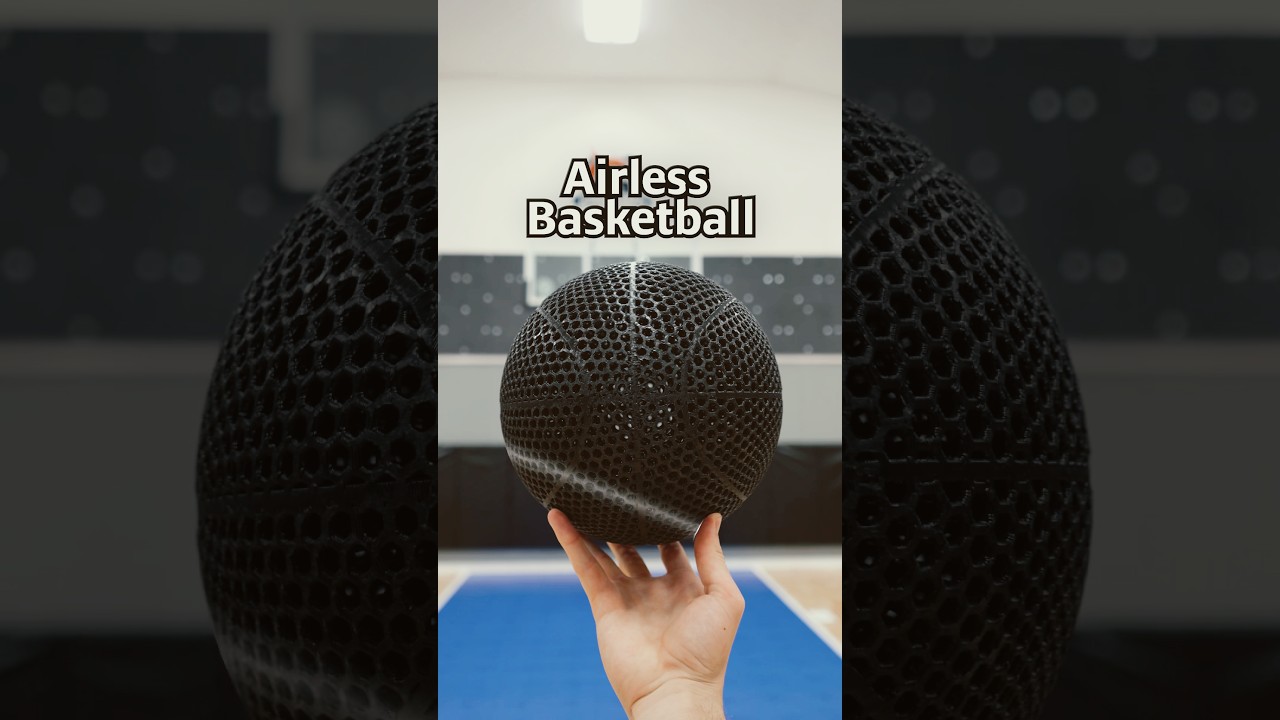 Airless Basketball Vs Normal Ball #shorts