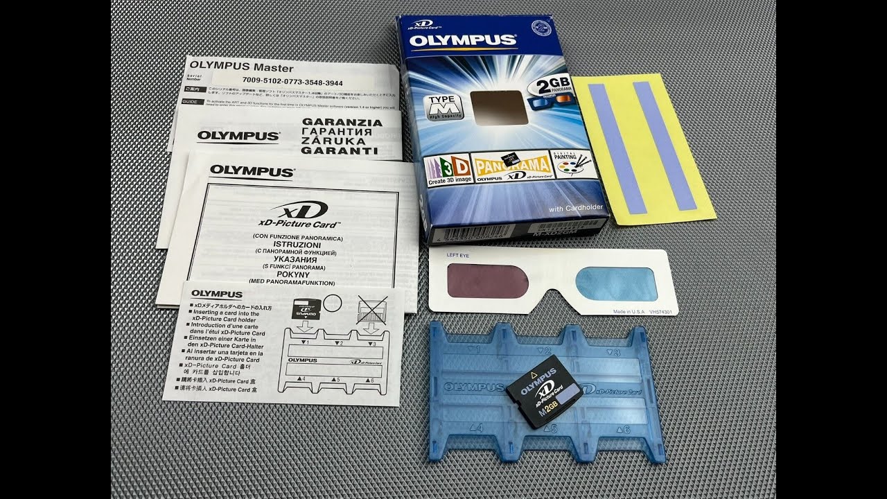 Original Olympus Xd picture Card TM 2Gb YouTube