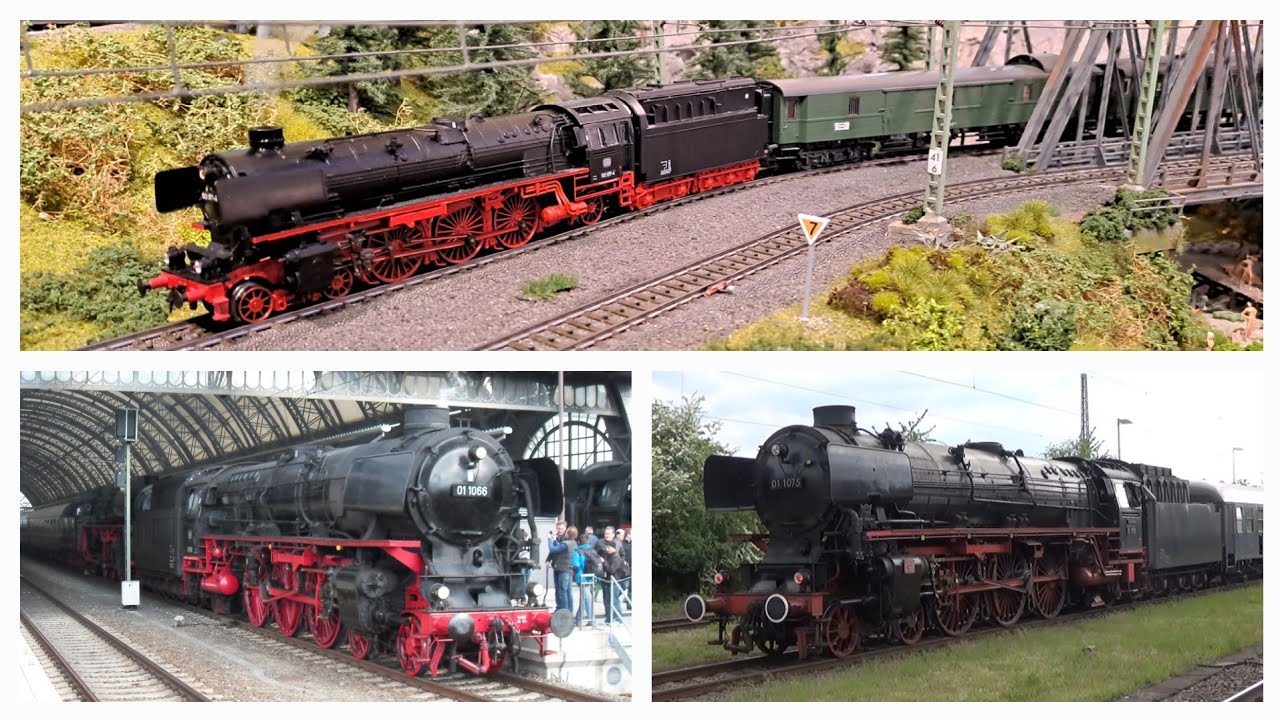 Vorbild & Modell: Die Baureihe 01.10 der DB – 012 077-4 (Märklin aus 29012)