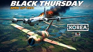 Black Thursday April 12th 1951 -- Mig-15 IL-2 Korea Early Access | PIMAX | RTX 5090 |