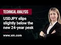 Technical Analysis: 22/06/2022 - USDJPY slips slightly below the new 24-year peak