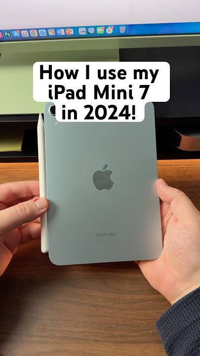 How I use my iPad mini 7 in 2024! #shorts #ipadmini7