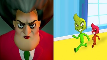 Scary Teacher 3D vs The Siblings 2020 - Gameplay Pranks 2021