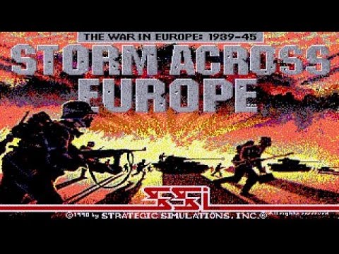 Storm Across Europe gameplay (PC Game, 1989)