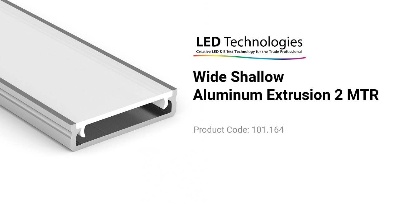 Wide Shallow Aluminum Extrusion 2 MTR