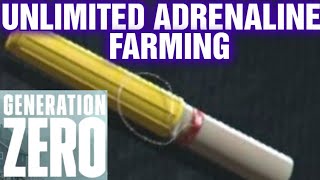 GENERATION ZERO QUICK EASY ADRENALINE SHOT FARMING !!