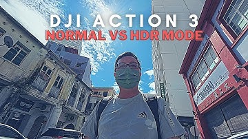 DJI ACTION 3 Normal vs HDR with Saramonic Smartmic UC Mini Audio Test