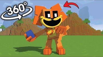 360º VR Smiling Critters - Minecraft Animation Finding Challenge | Smiling Critters Meme