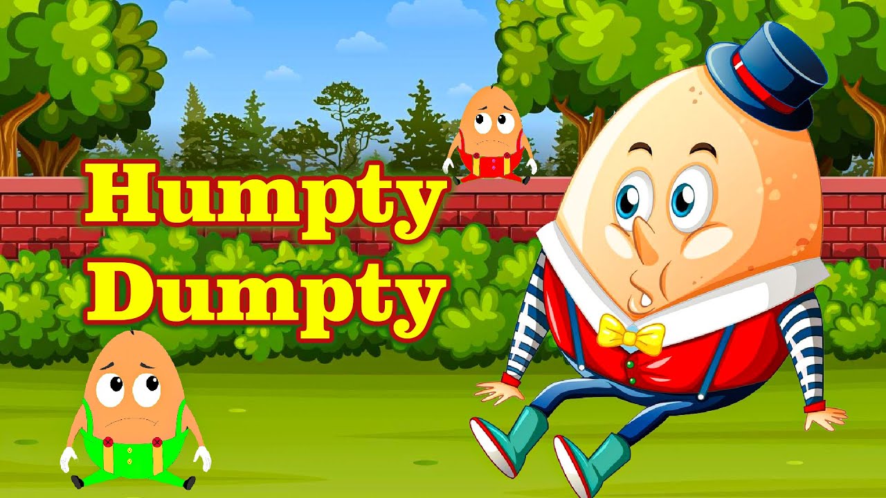 Humpty Dumpty Nursery Rhyme - 3D Animation English Rhymes for children ...