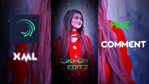 Fallin For You Xml File 💕🥰 || Alight Motion Presets Xml 🖤@Xml-Sakib