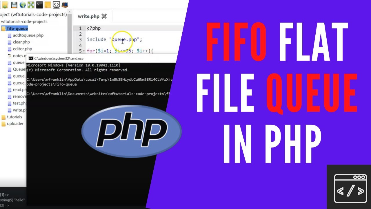 Fifo Flat File Queue With Php Arrays