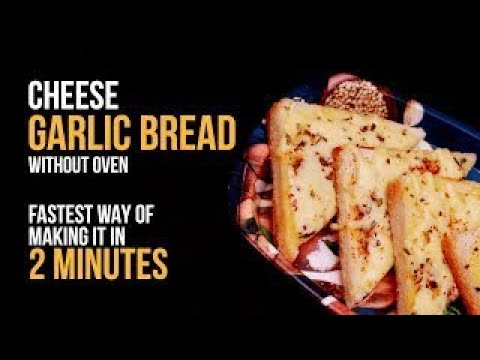 Cheese Garlic Bread Recipe   Garlic Bread Recipe Without Oven in 2 Minutes   WOW Recipes