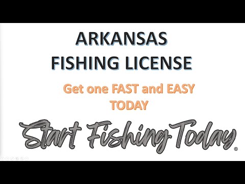 Arkansas FISHING license. Get it FAST and EASY online!