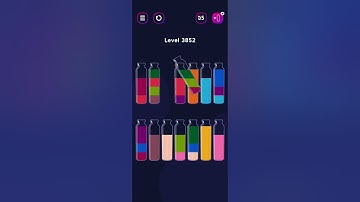 Get Color Level 3852 #watersortpuzzle #colorgames #watersort #watersortgame
