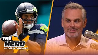 Drew Bledsoe on Belichick's strategy for QBs, talks Russell Wilson \& Tom Brady | NFL | THE HERD