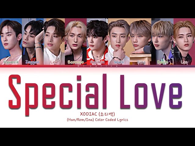 XODIAC 'Special Love' [Han/Rom/Ina] Color Coded Lyrics (REUPLOAD) class=