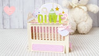 Download Olive S Baby Crib Box Card How My Paper Crafting Journey Began Youtube