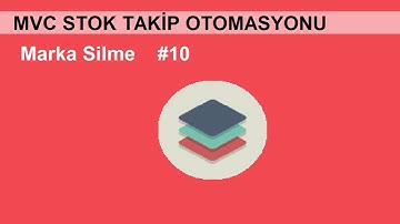 C# ASP.NET MVC Stok Takip Otomasyonu-10(Marka Silme)