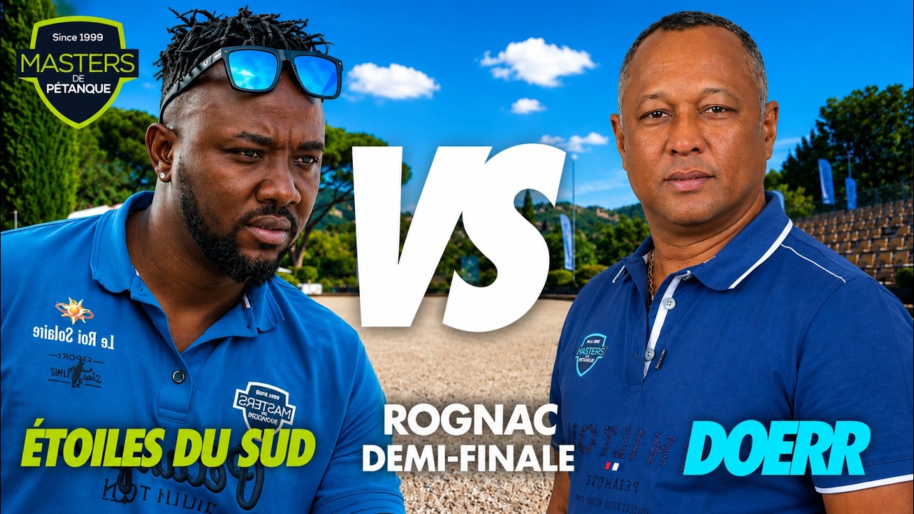 Miniature : MASTERS DE PÉTANQUE 2026 : Le replay de la demi-finale entre Étoiles du Sud et Doerr (fin de partie)