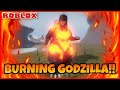 BURNING GODZILLA REMODEL IS HERE!!! | Burning Gojira Showcase! | Roblox Kaiju Universe