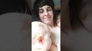 Tandem nursing/breastfeeding 1 year old twins