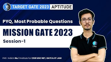 PYQs, MPQs | PYQs, MPQ Most probable questions | GATE 2023 | Session - 1