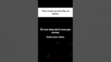 You Were an Option? 🤔 Now You