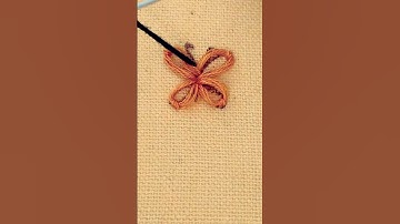 Very simple Butterfly embroidery