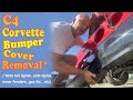 C4 Corvette Rear Bumper Cover Removal: Step by step process!