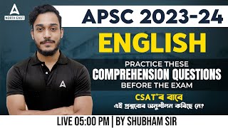 APSC Assam Preparation | APSC Prelims English Questions | By Subham Sir screenshot 4