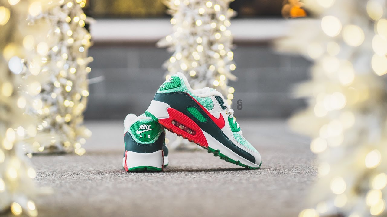 Nike Air Max 90 "Nordic Christmas": Review & - YouTube