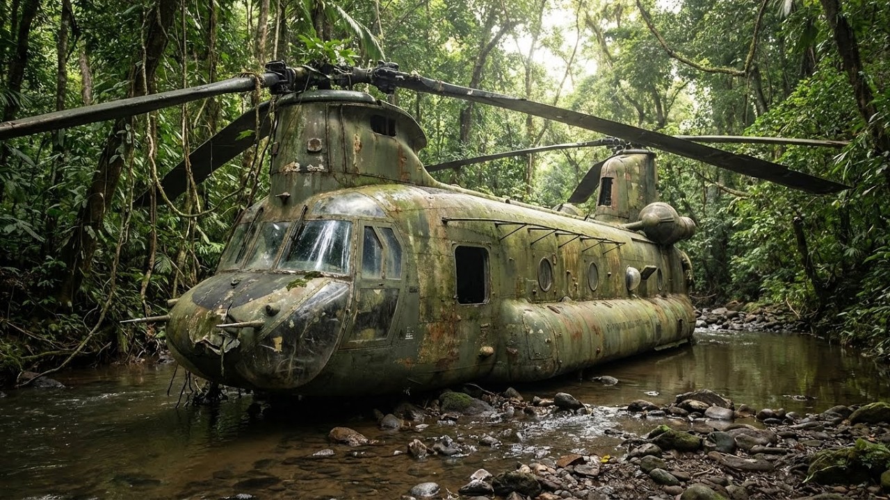 From Jungle Ruins to Military Icon — CH-47 Chinook Full Restoration