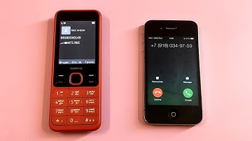 Nokia 150 vs iPhone 4 Black Incoming call & Outgoing call
