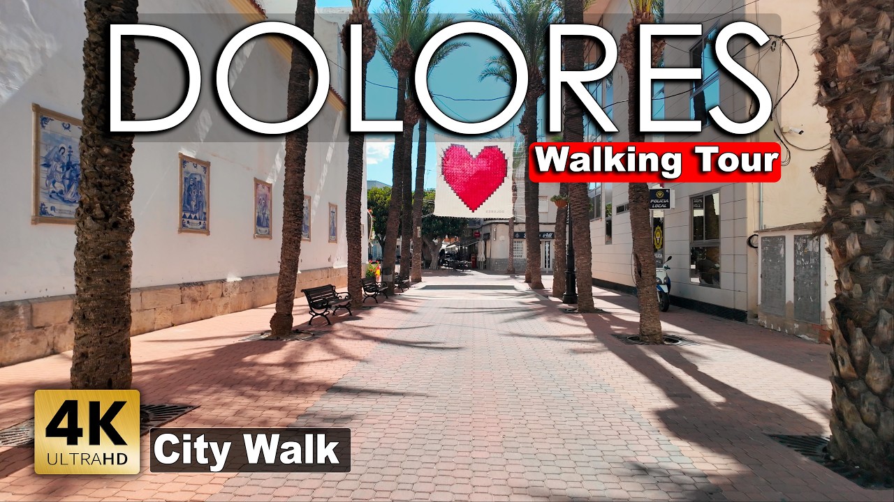 Dolores 2025 - Spain | Alicante province, Costa Blanca - Walking tour [4k 60fps]